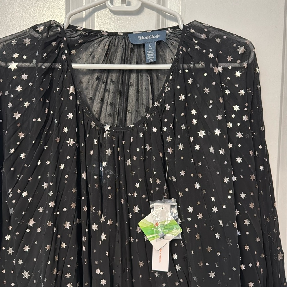 Modcloth original starry tunic dress size L